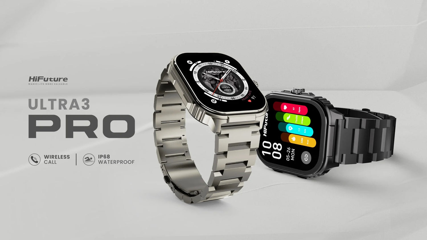 Keep Your adventures alive with HiFuture’s Ultra3 PRO smartwatch