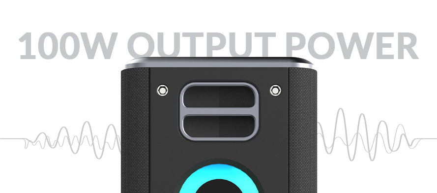 Hifuture wireless karaoke speaker with 100W power output