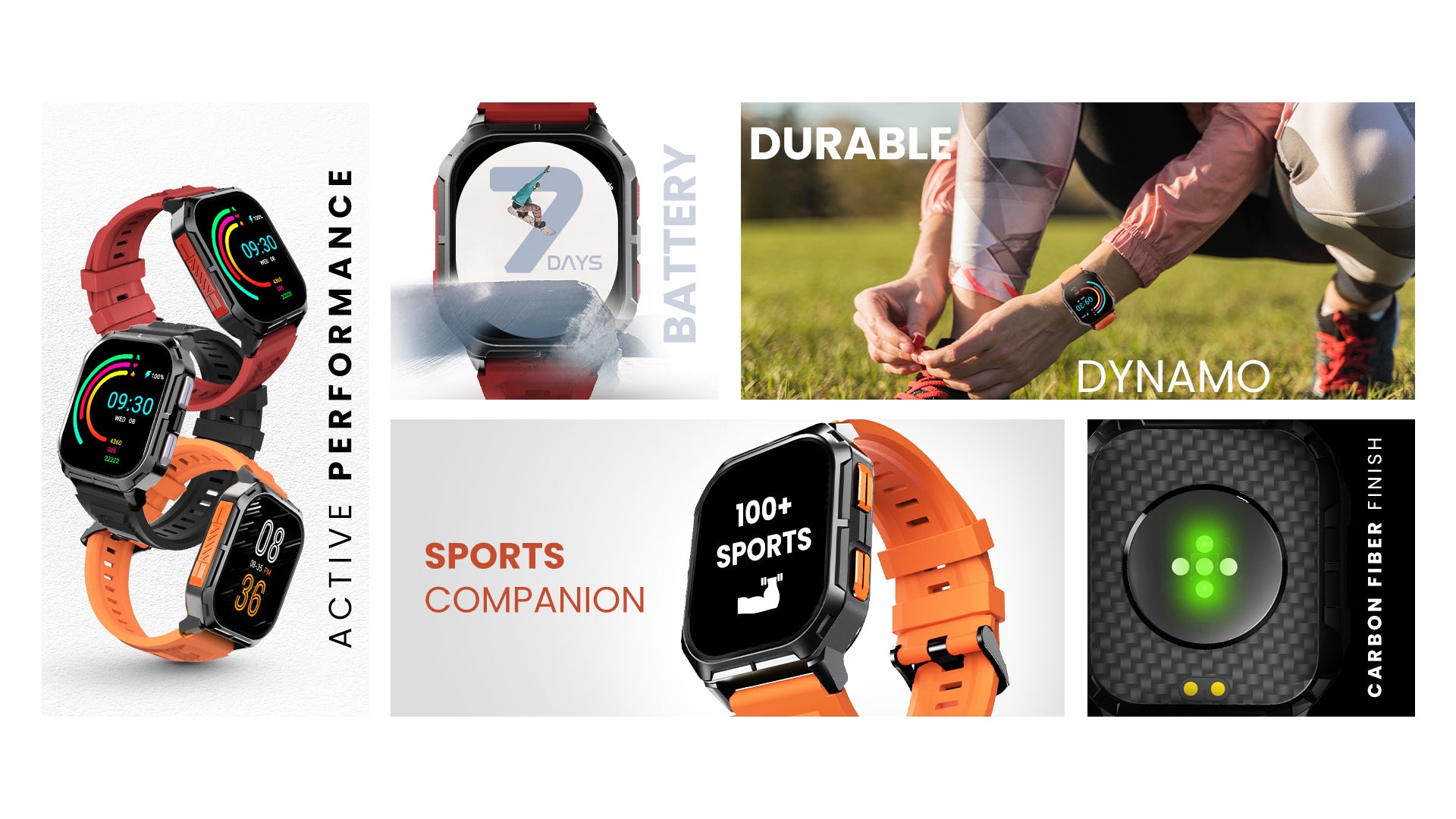 Hifuture smartwatch Ultra3 durable dyanmo