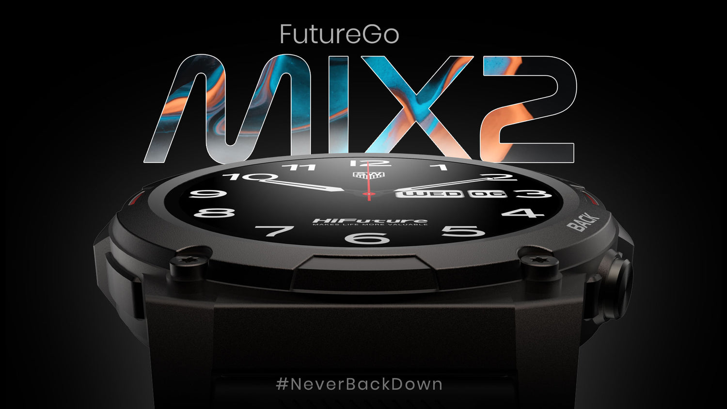 New Launch: Reinvented FutureGo MIX2 Smartwatch