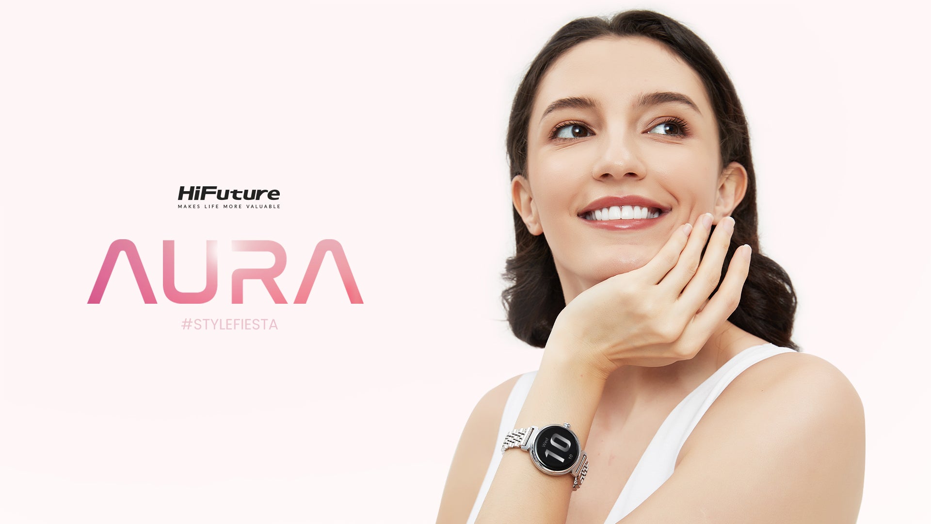 Aura: Classic, Aesthetic & Sleek Design Smartwatch for the Modern Woman