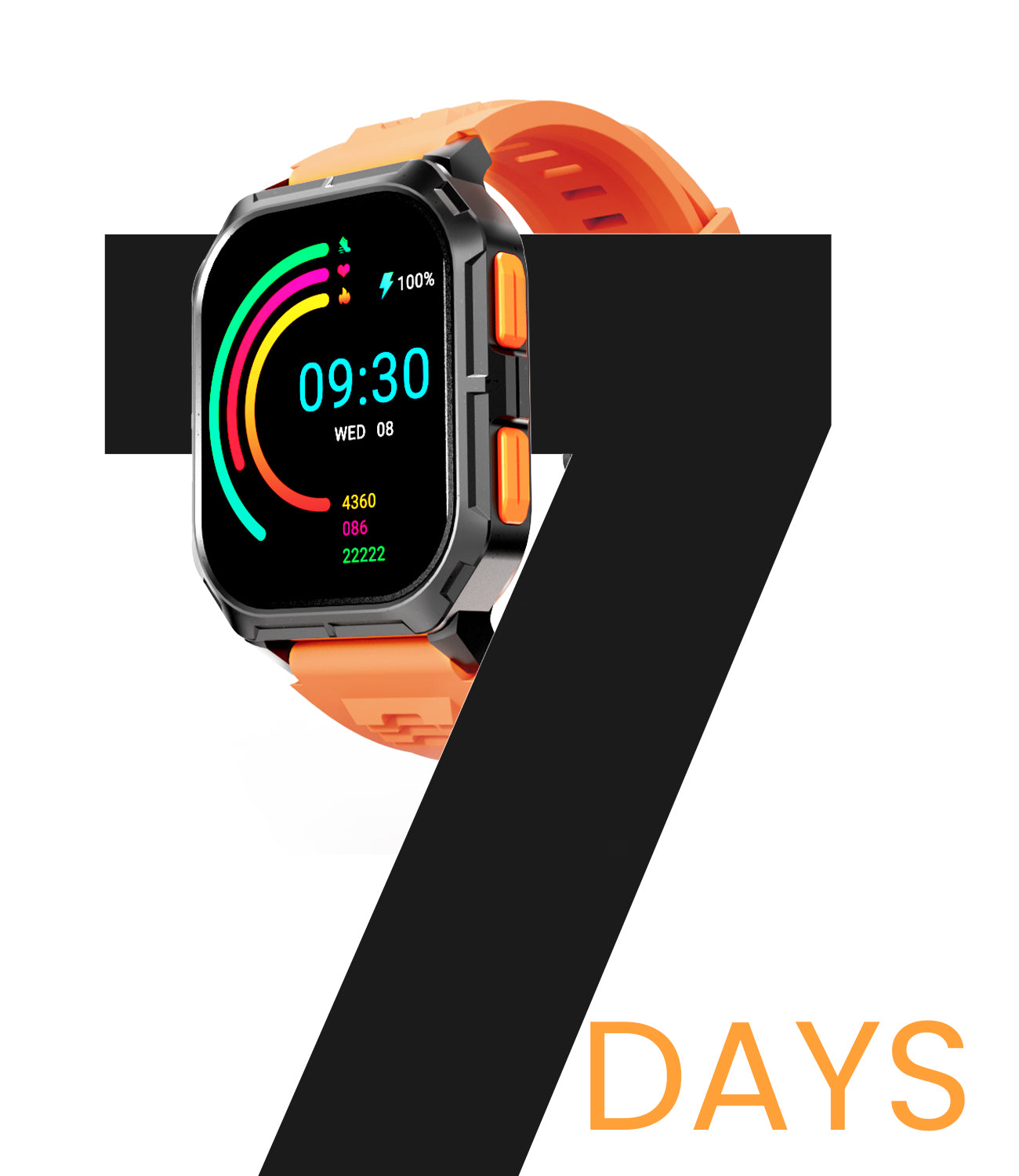 7 Days long battery with Ultra3 Smartwatch 